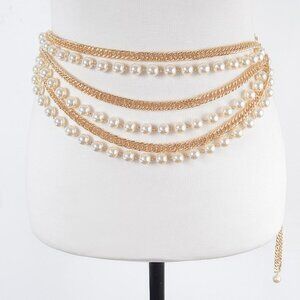 Oversize Layered Chain Belt